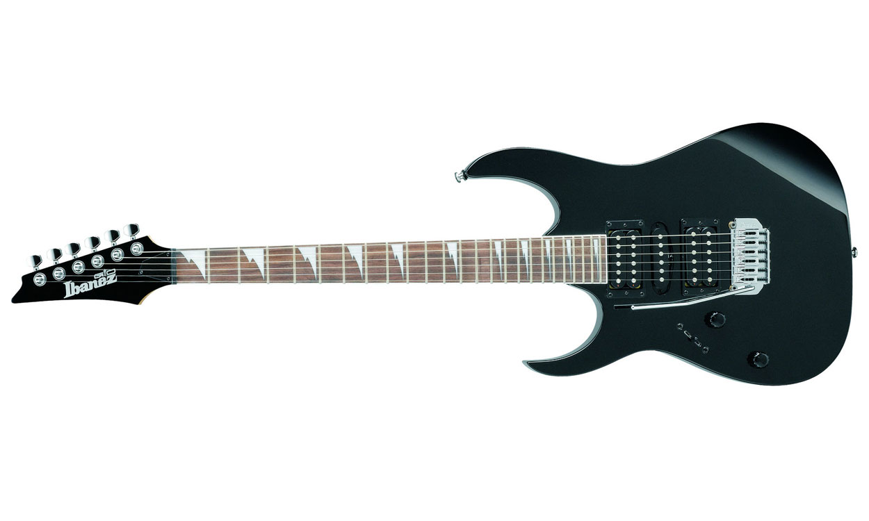 Ibanez Grg170dxl Bkn Lh Gaucher Gio Hsh Trem Nzp - Black Night - E-Gitarre für Linkshänder - Variation 1