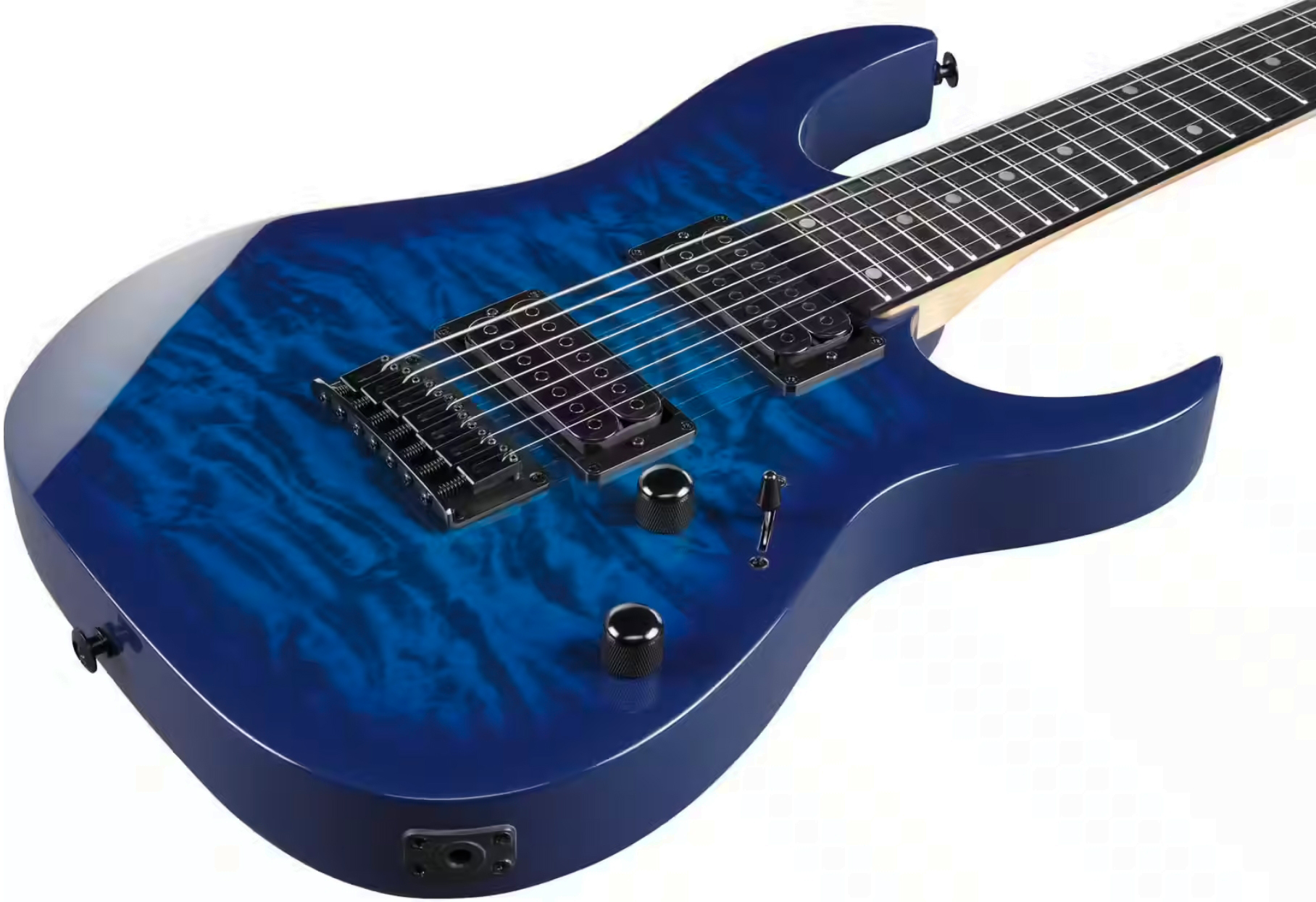 Ibanez Grg7221qa Tbb Gio 7c 2h Ht Pur - Transparent Blue Burst - E-Gitarre in Str-Form - Variation 2