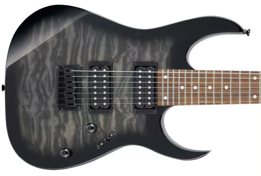 Ibanez Grg7221qa Tks Standard Hh Ht Nzp - Trans Black Sunburst - 7-saitige E-Gitarre - Variation 1