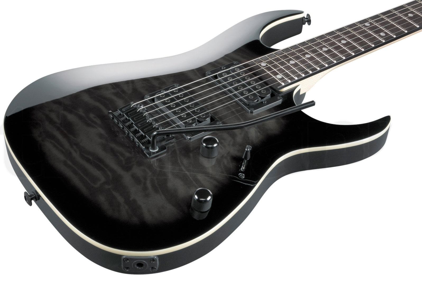 Ibanez Grga120qa Tks Gio 2h Trem Pur - Transparent Black Sunburst - E-Gitarre in Str-Form - Variation 1
