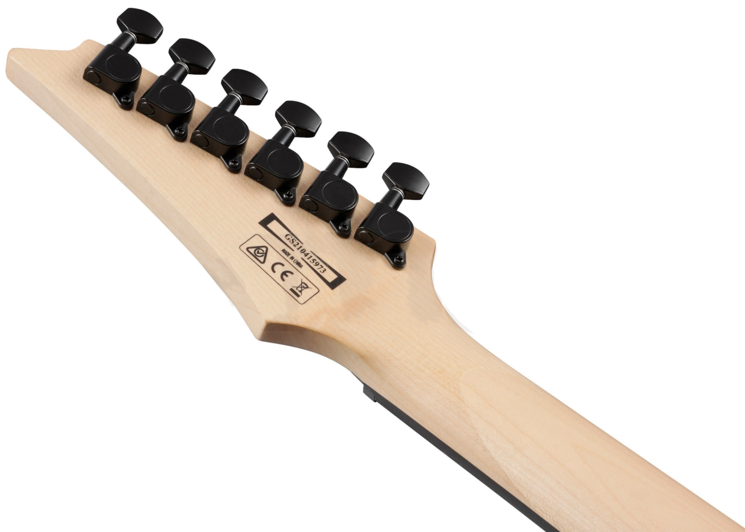 Ibanez Grga120qa Tks Gio 2h Trem Pur - Transparent Black Sunburst - E-Gitarre in Str-Form - Variation 4