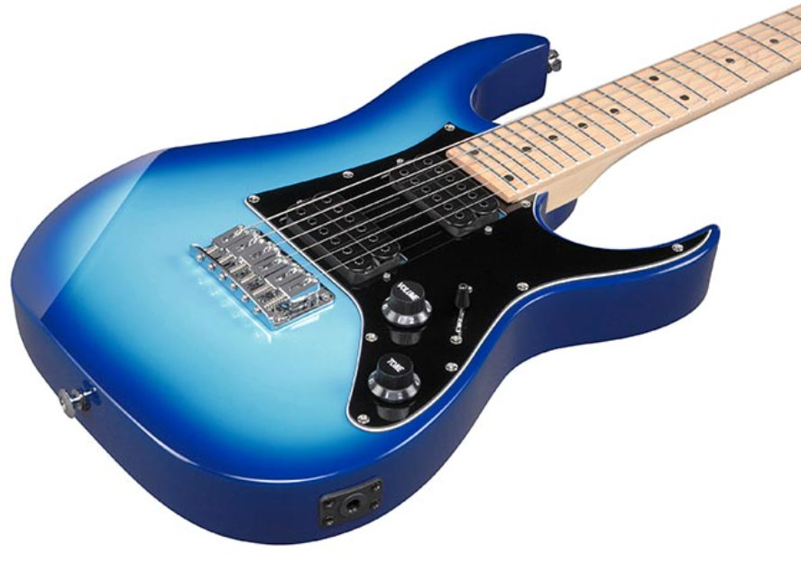 Ibanez Grgm21 Blt Mikro Hh Ht Mn - Blue Burst - E-Gitarre für Kinder - Variation 2