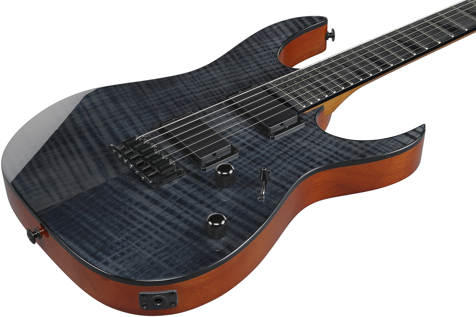 Ibanez Grgr221fa Tdk Gio 2h Ht Pur - Transparent Indigo Black - E-Gitarre in Str-Form - Variation 2