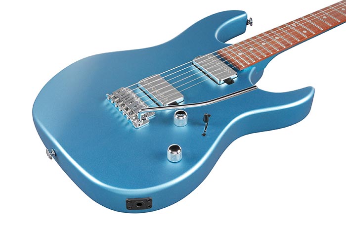 Ibanez Grx120sp Mlm Gio 2h Trem Jat - Metallic Light Blue Matte - E-Gitarre in Str-Form - Variation 2