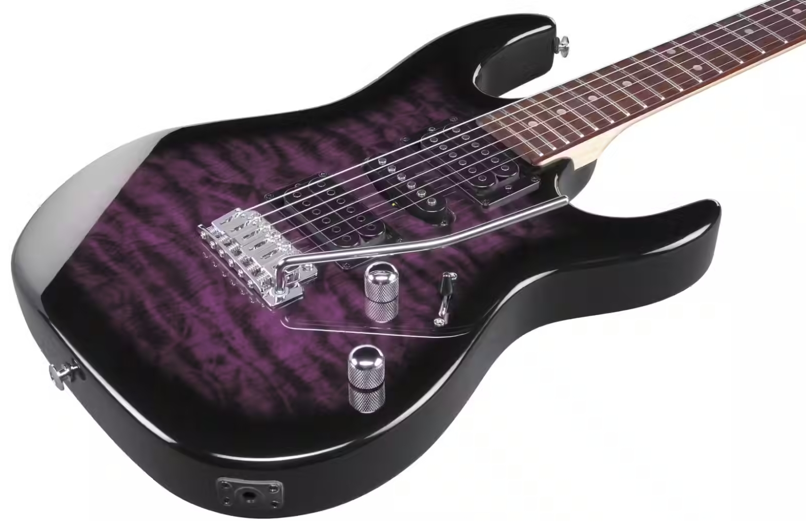 Ibanez Grx70qa Tvt Gio Hsh Trem Jat - Transparent Violet - E-Gitarre in Str-Form - Variation 2