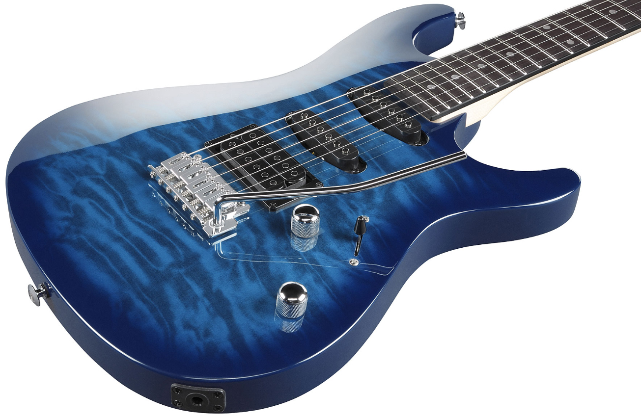 Ibanez Gsa60qa Tbb Gio Hss Trem Pur - Transparent Blue Burst - E-Gitarre in Str-Form - Variation 2