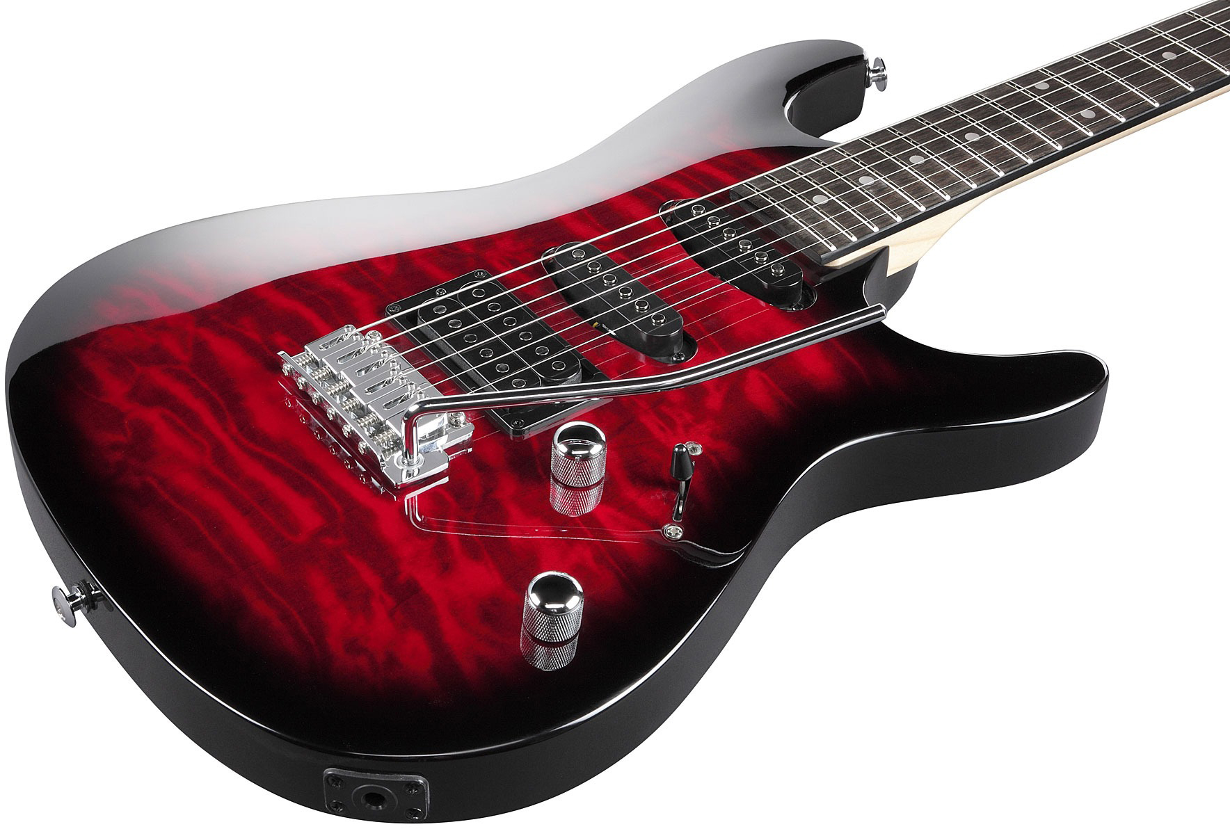 Ibanez Gsa60qa Trb Gio Hss Trem Pur - Transparent Red Burst - E-Gitarre in Str-Form - Variation 2