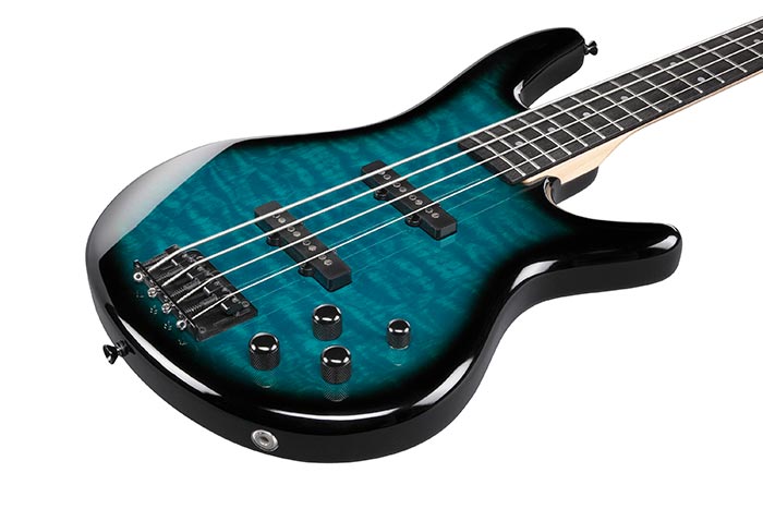 Ibanez Gsr280qa Tms Gio Pur - Transparent Marine Sunburst - Solidbody E-bass - Variation 2