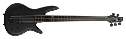 Ibanez Gary Willis Gwb35 Bkf Signature 5-cordes - Black Flat - Solidbody E-bass - Variation 1