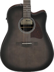 Folk-gitarre Ibanez Advanced AAD70CE TBN - Transparent Charcoal Burst 
