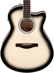 Folk-gitarre Ibanez Advanced AAM370M1CE TPA - Transparent panda 