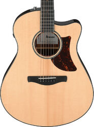 Folk-gitarre Ibanez Advanced AAM380CE NT - natural
