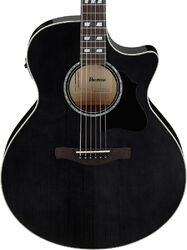 Folk-gitarre Ibanez AE170 TBK - transparent black