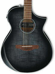 Folk-gitarre Ibanez AEWC400 TKS - Trans black sunburst