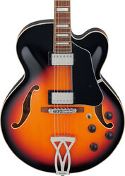 Hollowbody e-gitarre Ibanez AF75 BS Artcore - Brown sunburst