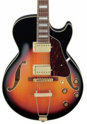 Hollowbody e-gitarre Ibanez AG75G BS Artcore - Brown sunburst