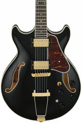 Hollowbody e-gitarre Ibanez AMH90 BK Artcore Expressionist - Black