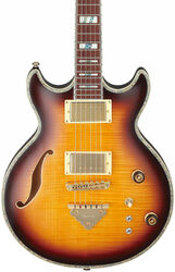 Hollowbody e-gitarre Ibanez AR520HFM VLS Standard - Violin sunburst