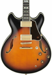 Hollowbody e-gitarre Ibanez AS2000 BS Artstar Japan - Brown sunburst