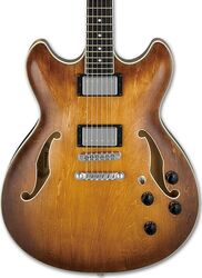 Semi-hollow e-gitarre Ibanez AS73 TBC Artcore - Tobacco brown sunburst