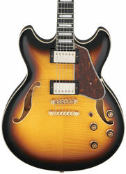 Semi-hollow e-gitarre Ibanez AS93FM AYS Artcore Expressionist - Antique yellow sunburst