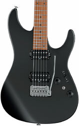 E-gitarre in str-form Ibanez AZ2402 BKF Prestige Japan - Black flat