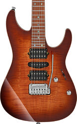 E-gitarre in str-form Ibanez AZ2407F BSR Prestige Japan - Brownish sphalerite