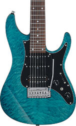 E-gitarre in str-form Ibanez Premium AZ447P1QM COB - Cosmic Blue