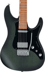 E-gitarre in str-form Ibanez Erick Hansel EH10 TGM Premium +Bag - Transparent green matte