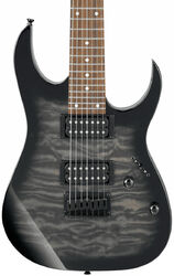 7-saitige e-gitarre Ibanez GRG7221QA TKS Standard - Trans black sunburst