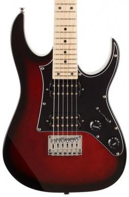 E-gitarre für kinder Ibanez GRGM21 WNS Mikro - Walnut sunburst