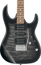 E-gitarre in str-form Ibanez GRX70QA TKS GIO - Transparent black sunburst