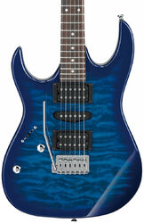 E-gitarre für linkshänder Ibanez GRX70QAL TBB Linkshänder GIO - Transparent blue burst