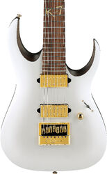 Signature-e-gitarre Ibanez Head K7YANG - white