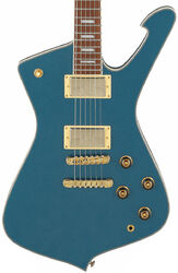 Retro-rock-e-gitarre Ibanez IC420 ABM Iceman - Antique blue metallic