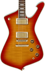 Retro-rock-e-gitarre Ibanez Iceman IC420FM CRS - cherry sunburst