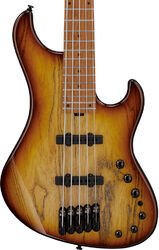 Solidbody e-bass Ibanez Mode MDM1305 NAB 5-String - Natural Stained Amber Burst