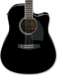 Folk-gitarre Ibanez PF15ECE BK - Black