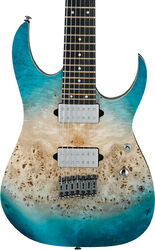 7-saitige e-gitarre Ibanez RG1127PBFX CIF Premium - Caribbean islet flat