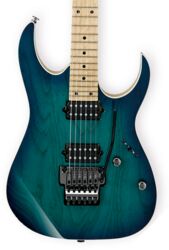 E-gitarre in str-form Ibanez RG652AHM NGB Prestige Japan - Nebula green burst