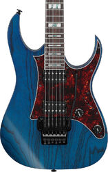 E-gitarre in str-form Ibanez Prestige Japan RG653DX TDF - Transparent Deep Blue Flat