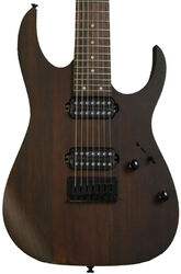 7-saitige e-gitarre Ibanez RG7421 WNF Standard - Walnut flat