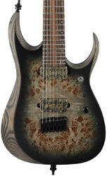 Bariton e-gitarre Ibanez RGD71ALPA CKF Axion Label - Charcoal burst black