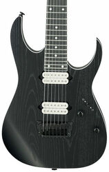 7-saitige e-gitarre Ibanez RGR752AHBF WK 7-String Prestige Japan - Weathered black