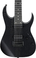 E-gitarre in str-form Ibanez Prestige Japan RGR762AHBF WK 7-String - weathered black