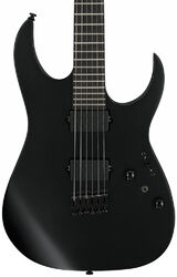 E-gitarre in str-form Ibanez RGRTB621 BKF Iron label - Black flat