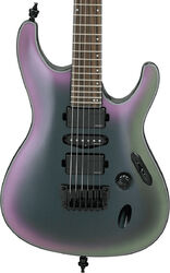 E-gitarre in str-form Ibanez S671ALB BAB Axion Label - Black aurora burst