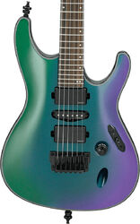 E-gitarre in str-form Ibanez S671ALB BCM Axion Label - Blue chameleon