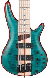 Solidbody e-bass Ibanez Premium SR1426B CGL 6-String - Caribbean Green