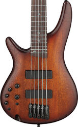 Solidbody e-bass Ibanez Standard SR505AL MHL LH 5-String - Mahogany Brown Burst Low Gloss